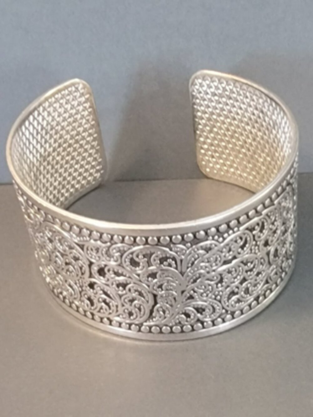 Chunky silver-tone chain bracelet